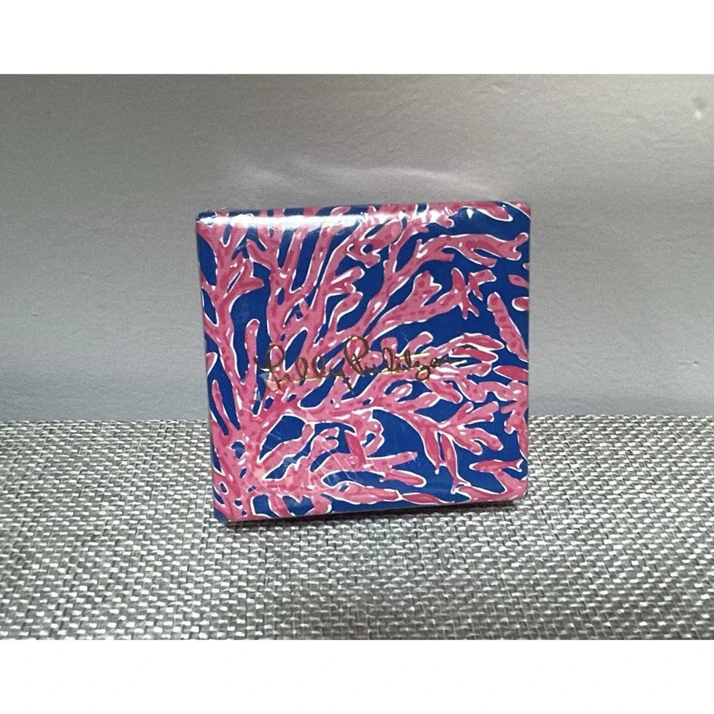 Lilly Pulitzer Soap 2 square Bars NEW Wrapped Logo